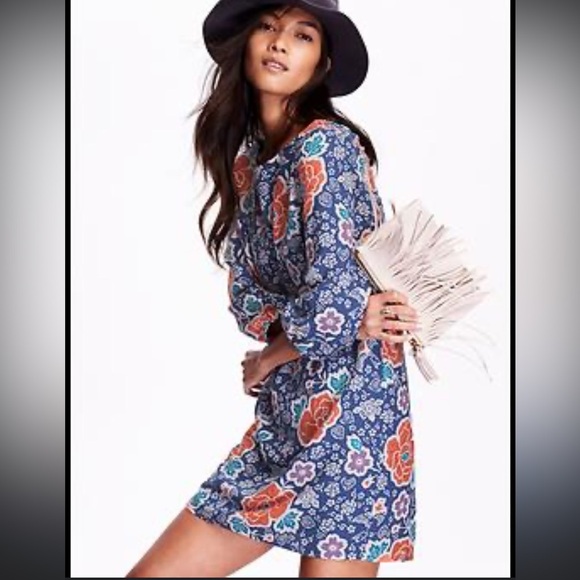 Old Navy Retro Floral Mini Summer Dress - Picture 1 of 6